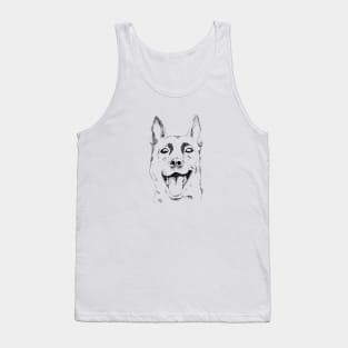 Happy Dog German Shepherd Tank Top